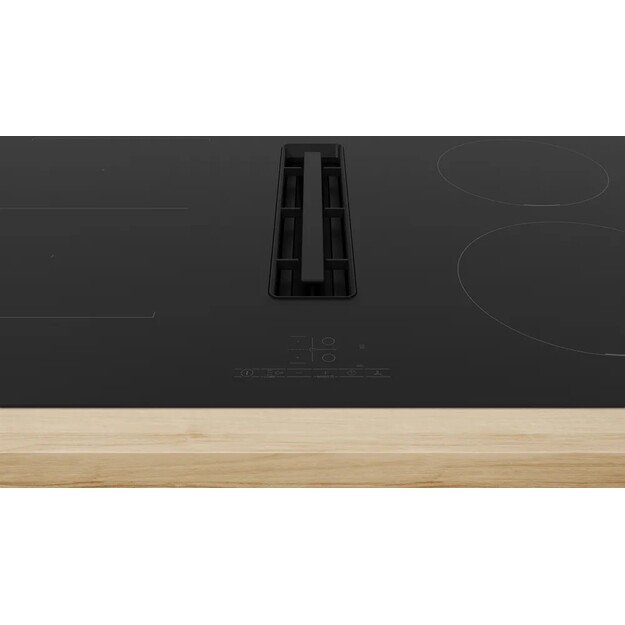 Įmontuojama indukcinė kaitlentė su integruotu gartraukiu Bosch PVS811B16E 8