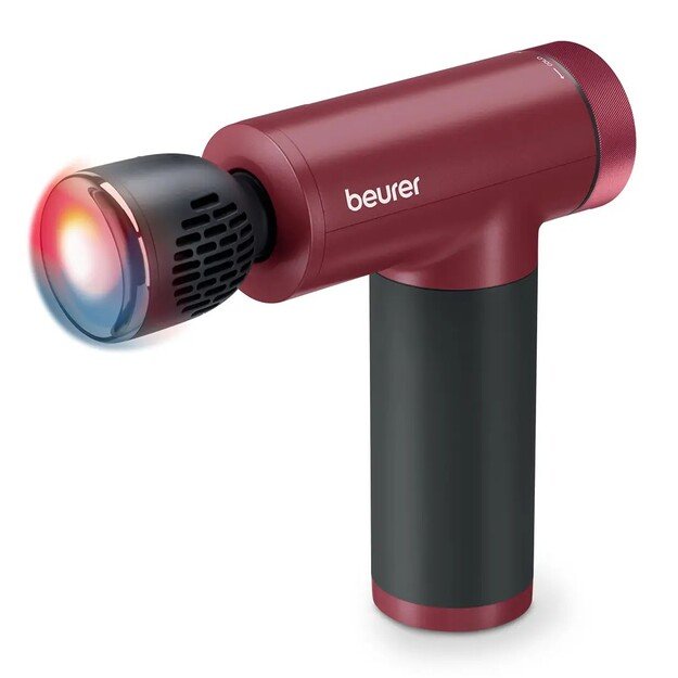 Masažuoklis Beurer MG 195 Hot  amp Cold Limited Edition, juodas/raudonas 7