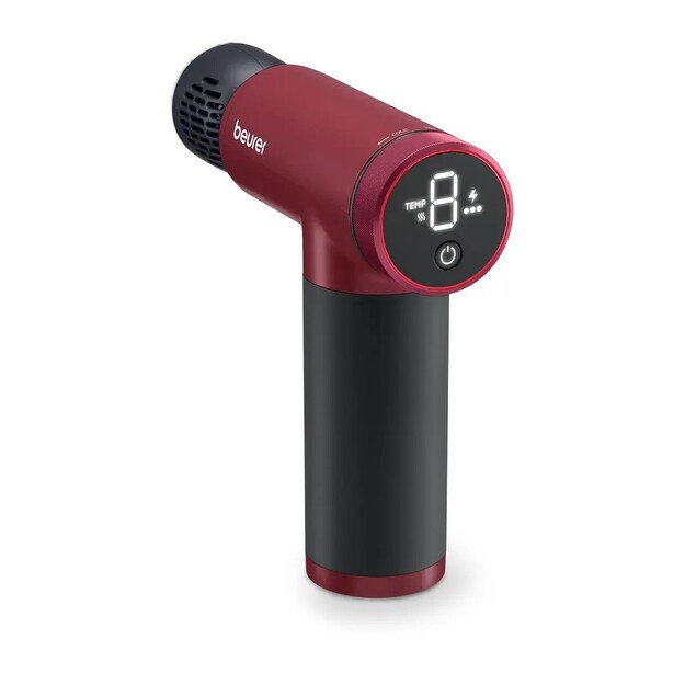 Masažuoklis Beurer MG 195 Hot  amp Cold Limited Edition, juodas/raudonas 8