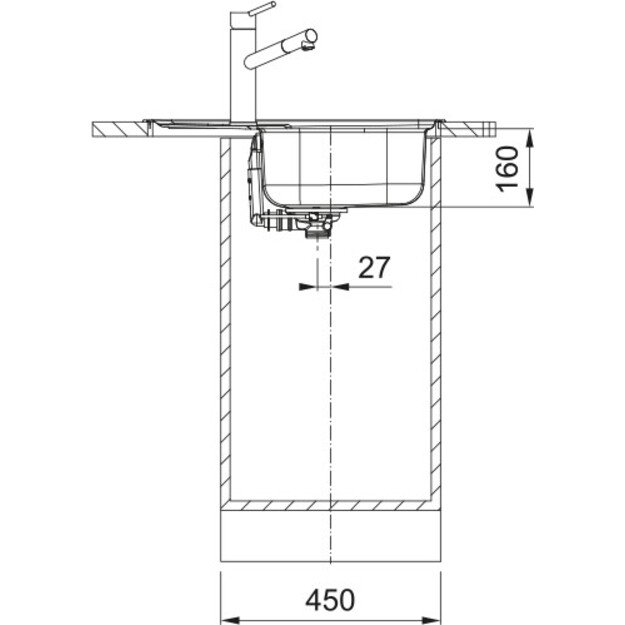 Virtuvės plautuvė Franke Spark SKX 611-62, 101.0714.948 1