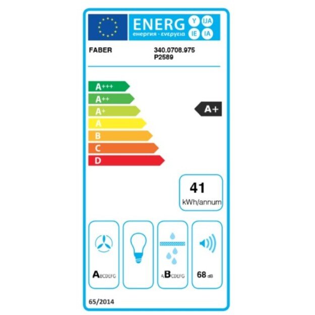 Indukcinė kaitlentė su integruotu gartraukiu FABER GALILEO SLIM F600, 340.0708.974 3