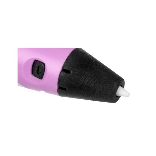 3D rašiklis +170m plastiko siūlai, rožinis / 3D pieštukas 1