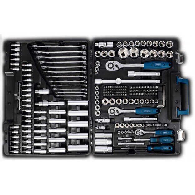 Rankinių įrankių rinkinys Scheppach TB217, 1/2&acute;&acute;-3/8&acute;&acute;-1/4&acute;&acute; 217 vnt. 5909307900 3