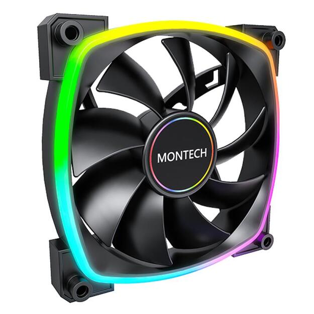 CASE FAN 140MM/AX140 PWM BLACK MONTECH