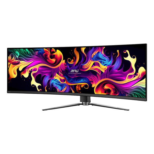 Monitor|MSI|MPG 491CQP QD-OLED|49 |Gaming/Curved|Panel QD-OLED|5120x1440|32:9|144Hz|Matte|0.03 ms|Swivel|Height adjustable|Tilt|Colour Black|MPG491CQPQD-OLED
