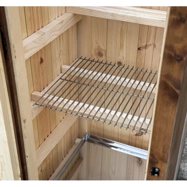 Nerūdijančio plieno grotelės Kalwood Classic 225L rūkyklai 2