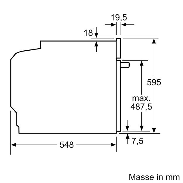 Įmontuojama orkaitė Siemens HB978GMB1 4
