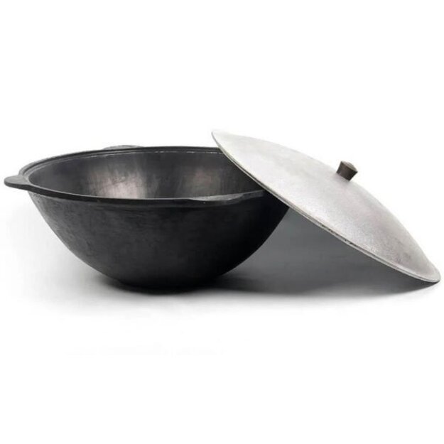 8L uzbeki&scaron;kas  ketaus kazanas  su aliuminio dangčiu  1