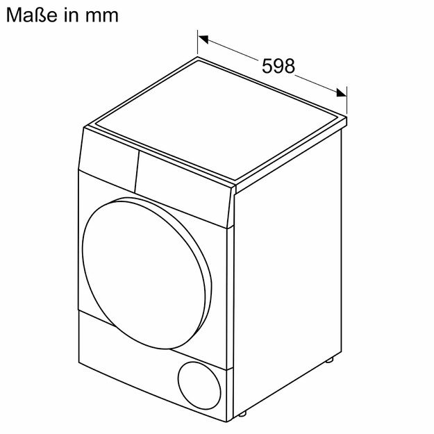 Džiovyklė su &scaron;ilumos siurbliu BOSCH 8 serijos, WQB245B40, 9 kg 6