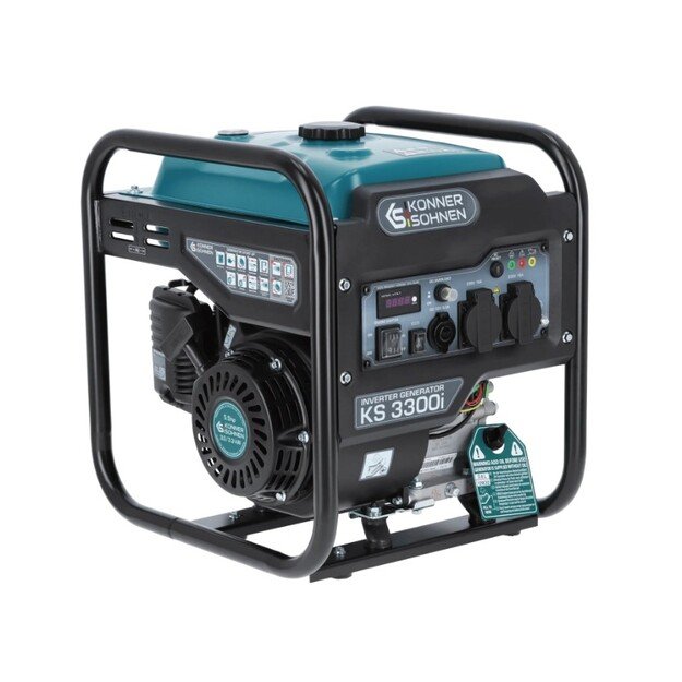 Benzininis inverterinis generatorius K&ouml;nner  amp S&ouml;hnen KS 3300i, 3kW 230V 2