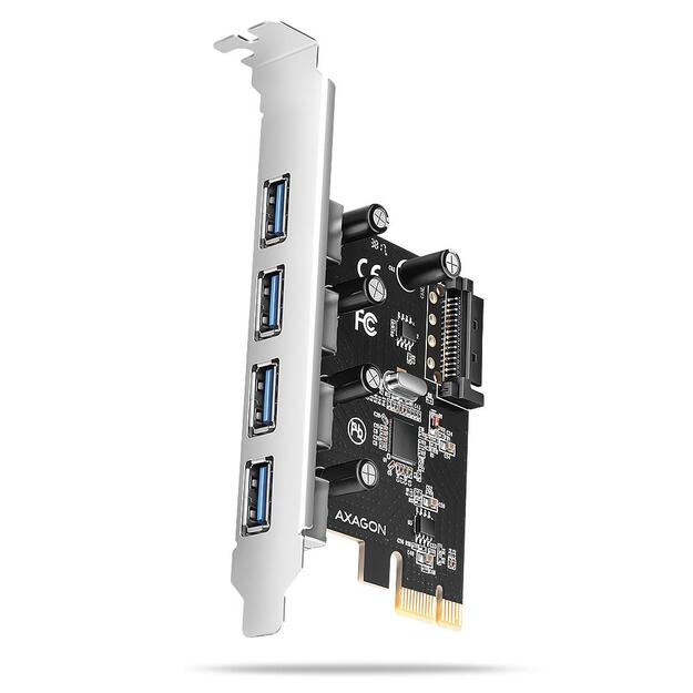 I/O CARD USB2 PCIE 4PORT/PCEU-430RS AXAGON