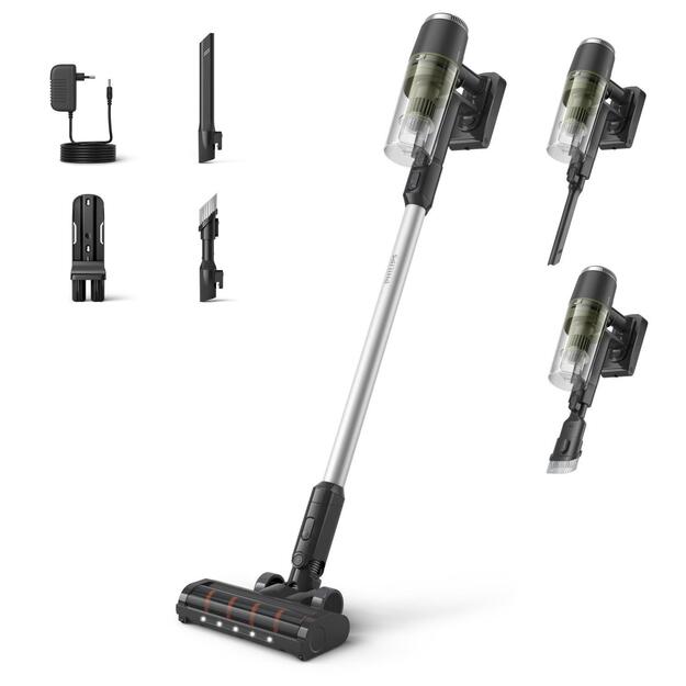 Vacuum Cleaner|PHILIPS|Upright/Bagless|Noise 80 dB|Green|Weight 1.2 kg|XC3033/01