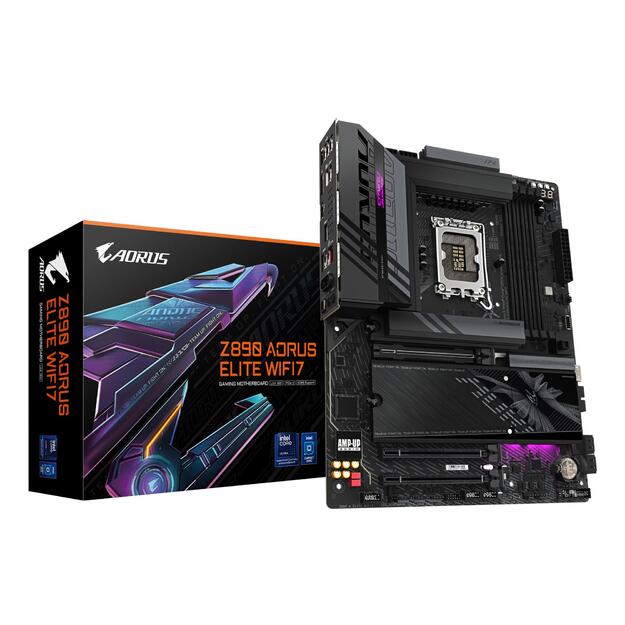 Mainboard|GIGABYTE|Z890 A ELITE WIFI7 1.1|Intel Z890|LGA 1851 (Socket V1)|ATX|RAM DDR5-SDRAM|4xSlots|Wi-Fi Yes|Bluetooth Yes|4xNumber of M.2 (M) slots|Z890AELITEWIFI71.1