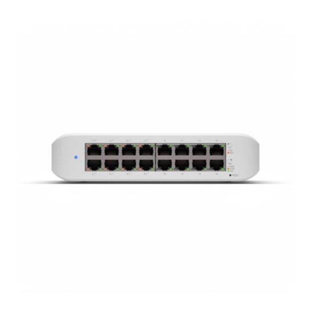Switch|UBIQUITI|USW-LITE-16-POE|Type L2|16x10Base-T / 100Base-TX / 1000Base-T|PoE+ ports 8|45 Watts|USW-LITE-16-POE