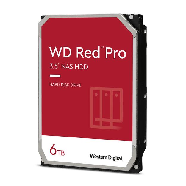 HDD|WESTERN DIGITAL|Red Pro|6TB|SATA 3.0|256 MB|7200 rpm|3,5 |WD6005FFBX