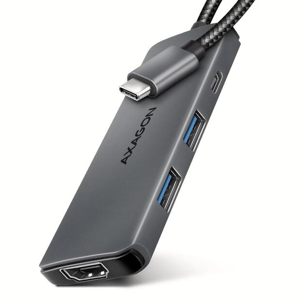 I/O HUB USB-C 5IN1 8K/0.15M HMC-5H8K AXAGON