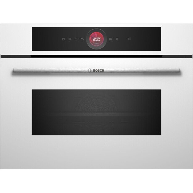 Įmontuojama kompakti&scaron;ka orkaitė, Bosch CMG7241W1, su mikrobangų funkcija