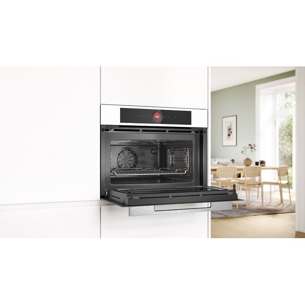 Įmontuojama kompakti&scaron;ka orkaitė, Bosch CMG7241W1, su mikrobangų funkcija 4