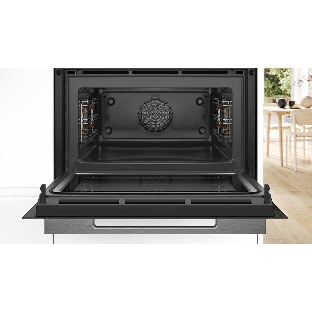 Įmontuojama kompakti&scaron;ka orkaitė, Bosch CMG7241W1, su mikrobangų funkcija 5