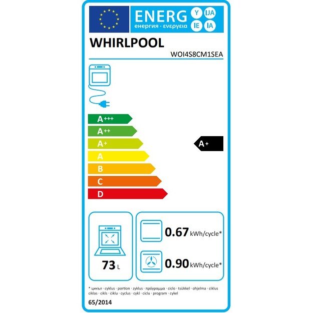 Įmontuojama orkaitė Whirlpool WOI4S8CM1SEA 3