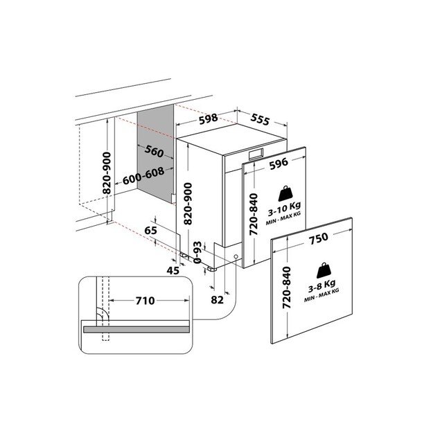 Indaplovė Whirlpool WH7IA15AM3TUS0 2