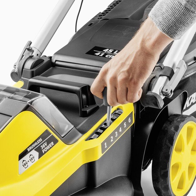 Akumuliatorinė vejapjovė Karcher LMO 5-18 Dual Battery Set 1.445-431.0 1