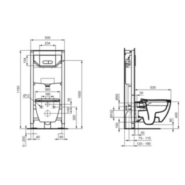 Ideal Standard OLEAS M1, R0115AC 1