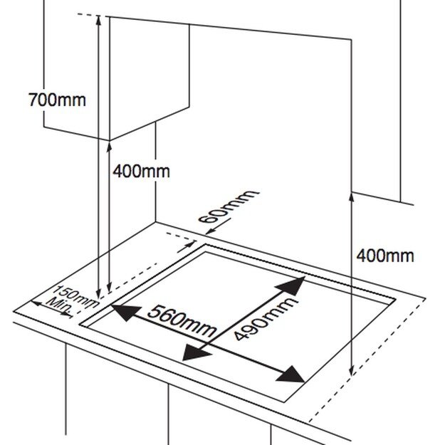 Dujinė kaitlentė SAMSUNG NA64H3010AK 1