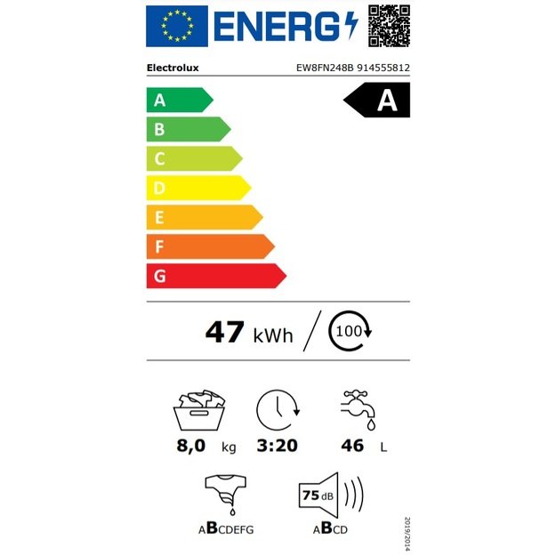 Skalbyklė ELECTROLUX EW8FN248B