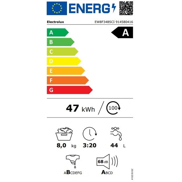 Skalbyklė ELECTROLUX EW8F348SCI