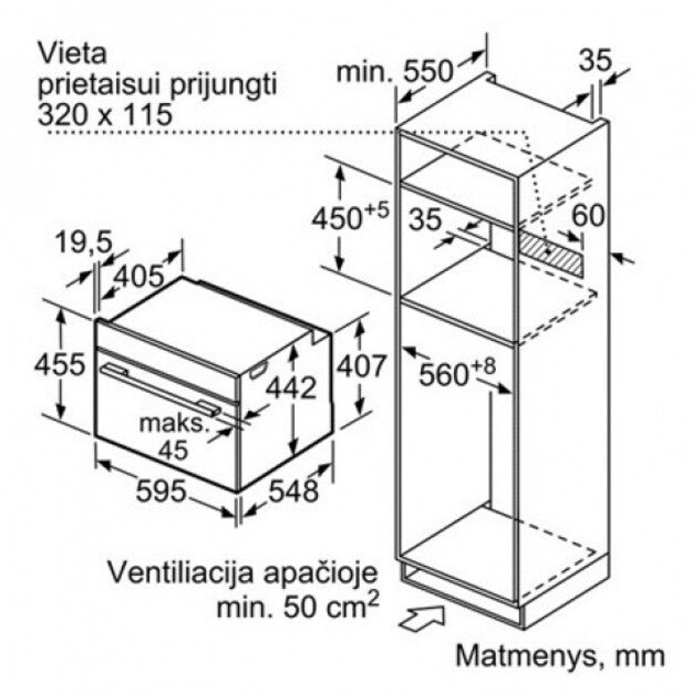 Orkaitė su mikrobangų funkcija SIEMENS CM656GBS1