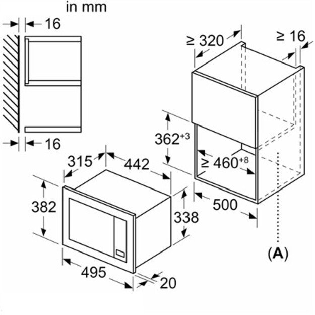 Mikrobangė BOSCH BFL523MB3