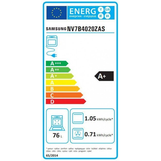 Įmontuojama orkaitė Samsung NV7B4020ZAS