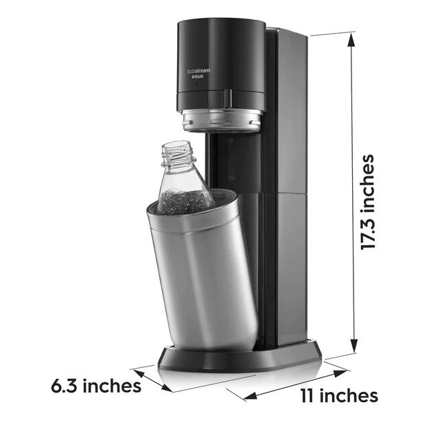 Gazuotų gėrimų gaminimo aparatas SodaStream Duo Black