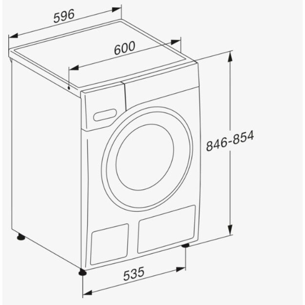 Skalbimo mašina Miele WWB380 WPS 125 Edition