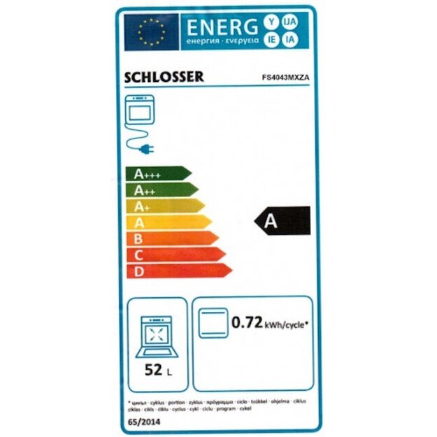 Elektrinė viryklė Schlosser FS4043MXZA