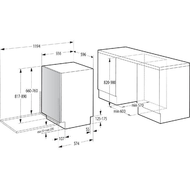 Indaplovė GORENJE GV663D60