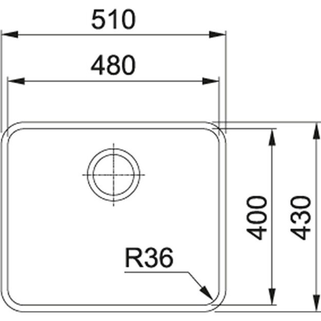 Plautuvė FRANKE Aton ANX 110-48 122.0336.883