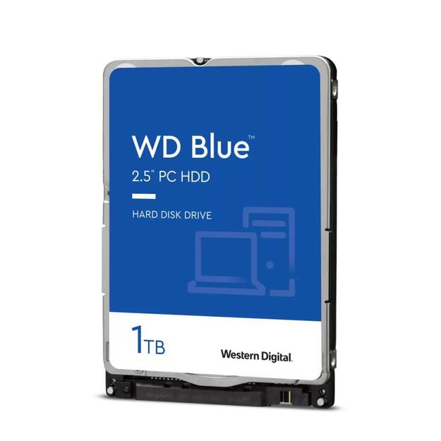 HDD|WESTERN DIGITAL|Blue|1TB|SATA 3.0|128 MB|5400 rpm|2,5 |Thickness 7mm|WD10SPZX