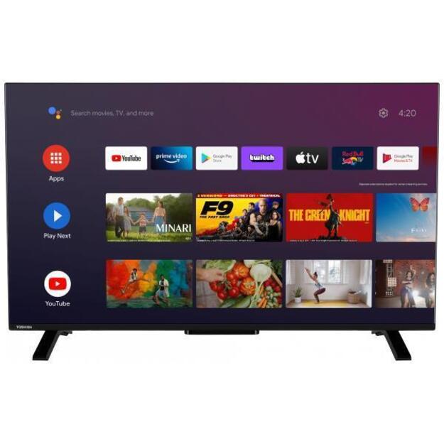 TV Set|TOSHIBA|43 |4K/Smart|3840x2160|Wireless LAN|Bluetooth|Android TV|Black|43UA2363DG