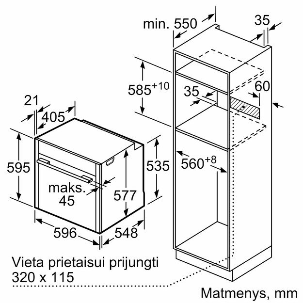 Garinė orkaitė Neff B47FS26G0