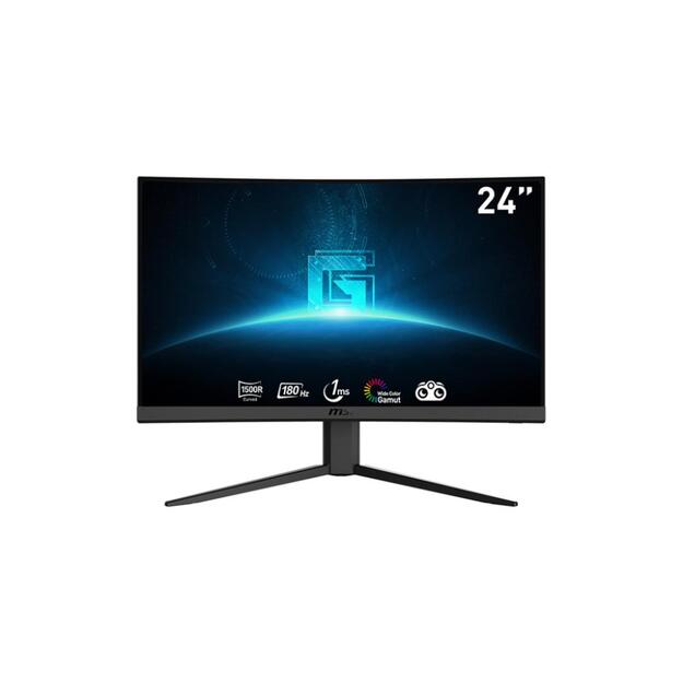 LCD Monitor|MSI|G24C4 E2|23.6 |Business/Curved|Panel VA|1920x1080|16:9|180 Hz|1 ms|Tilt|Colour Black|G24C4E2