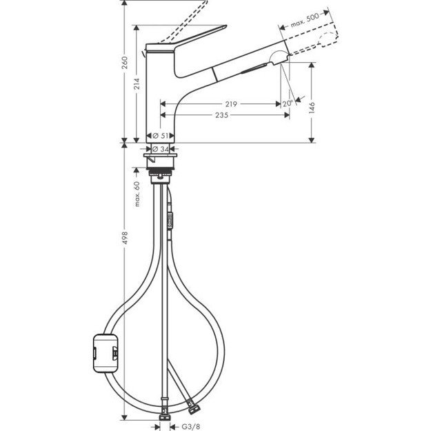 Hansgrohe Zesis M33, 74800800