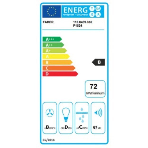 Įmontuojamas gartraukis Faber Maxima NG ECO EV8 AM/XA60