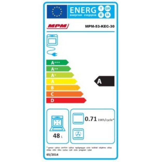 Viryklė MPM MPM-53-KEC-30