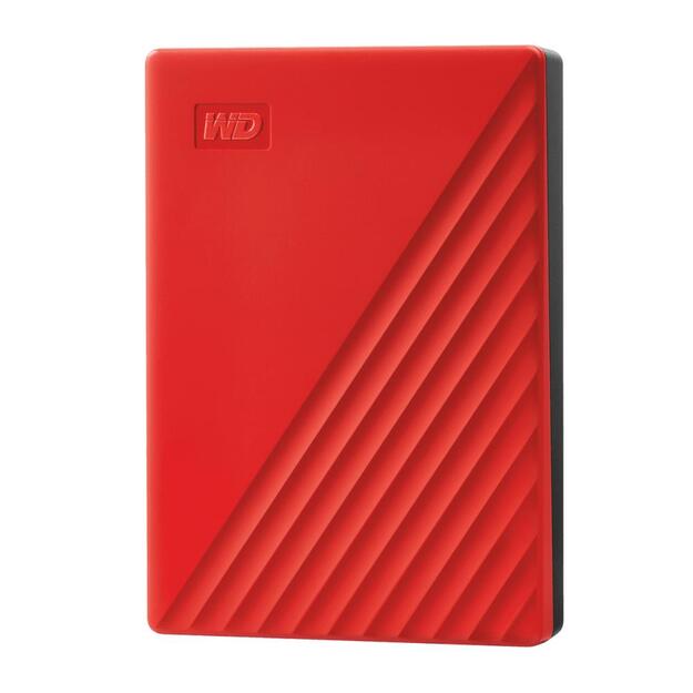 External HDD|WESTERN DIGITAL|My Passport|4TB|USB 2.0|USB 3.0|USB 3.2|Colour Red|WDBPKJ0040BRD-WESN