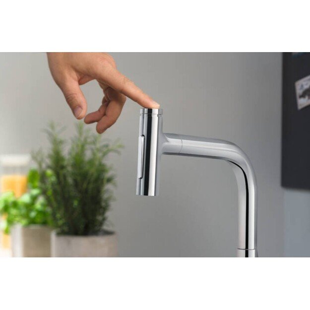 Virtuvinis maišytuvas su ištraukiama žarna Hansgrohe Metris Select M71 73818000 3