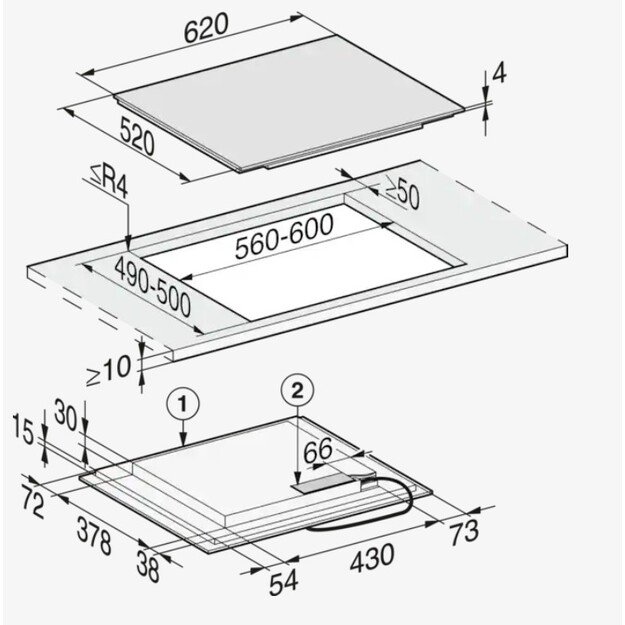 Kaitlentė MIELE KM 7466 FL Edition 125 2