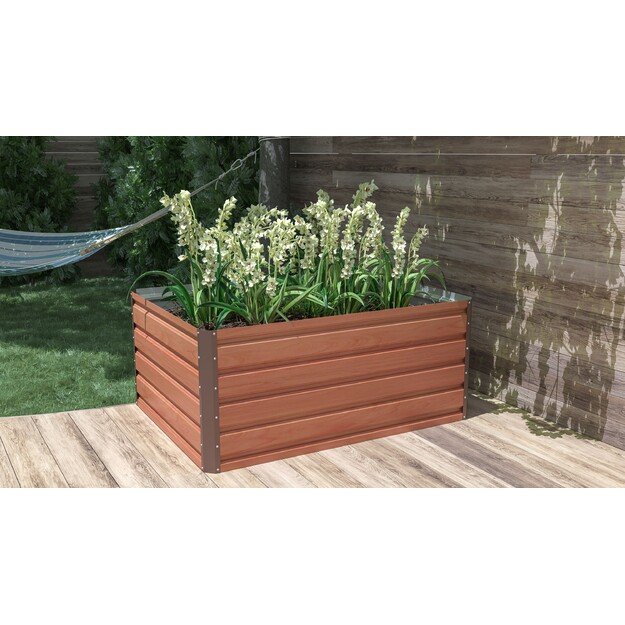 Pakelta lysvė G21 Daisy 63900233, 120 x 90 x 52 cm, metalinė, ruda 3