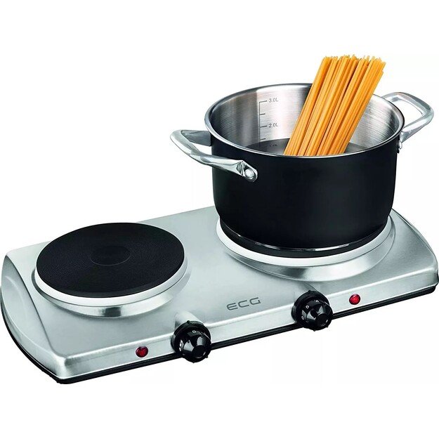 Elektrinė viryklė ECG EV 2512 Stainless 1